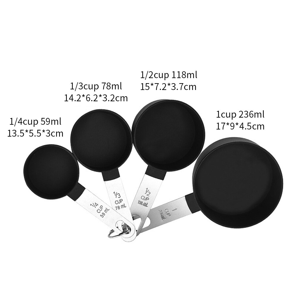 3/6/9pcs Magnetic Spice Jars Container Set With Labels Stainless Steel Oil Bottle Pepper Spice Rack Kitchen Organizer Containers: black cup
