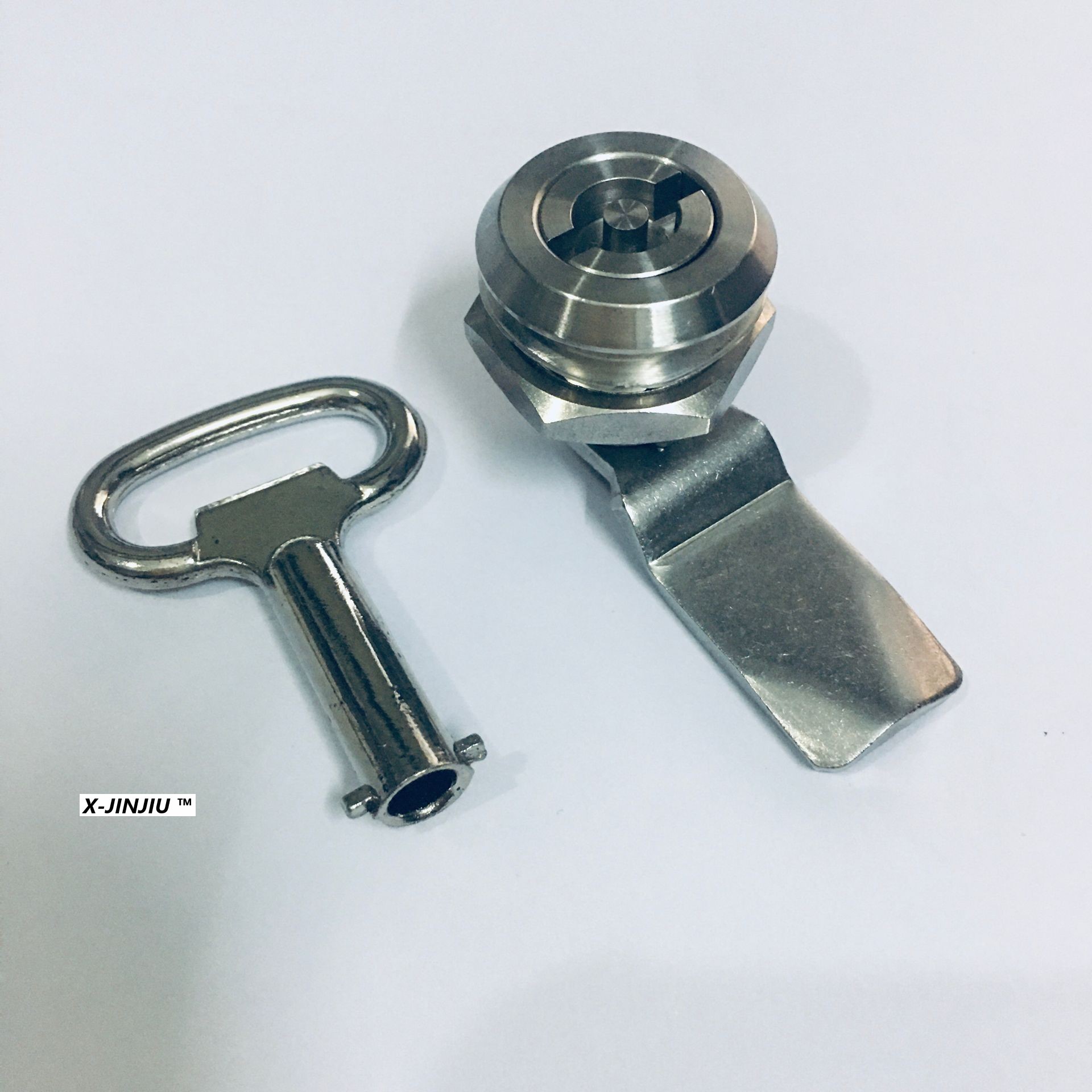 Stainless Steel Triangle Cam lock XJJ-MS705 Cabinet Locks Power Distribution Box switch Cabinet Equipment Control Cabinet Lock: Nickel