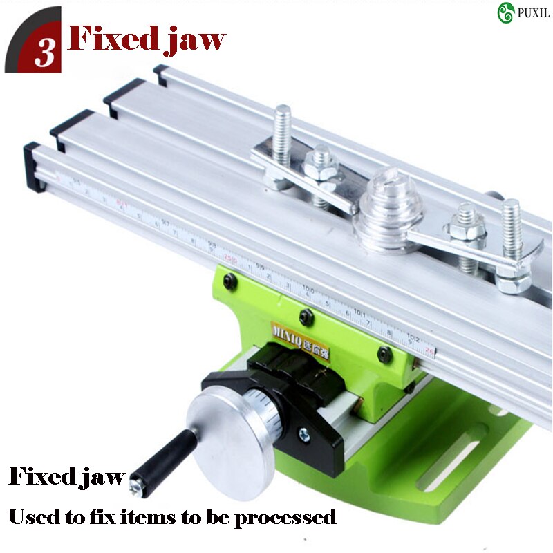 Mini Multifunctional Cross Working Table/ slide table support For Drilling Milling Machine Bench drill stent Tools