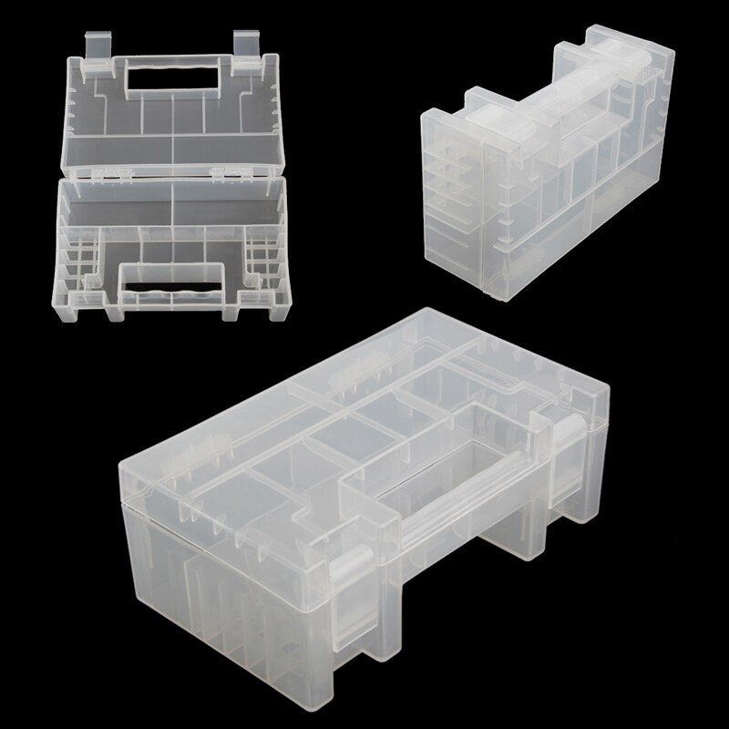 Plastic Case/Organizer/Houder/Container Batterij Opbergdoos Voor Aaa 9V Batterij
