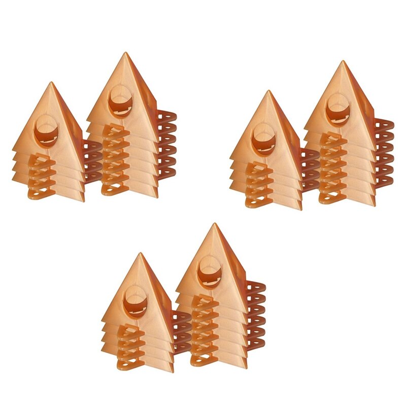 Verf Stand Cone Canvas En Kastdeur Risers Ondersteuning Stands Schilderen Driehoeken Verf Gieten Levert: Oranje Geel