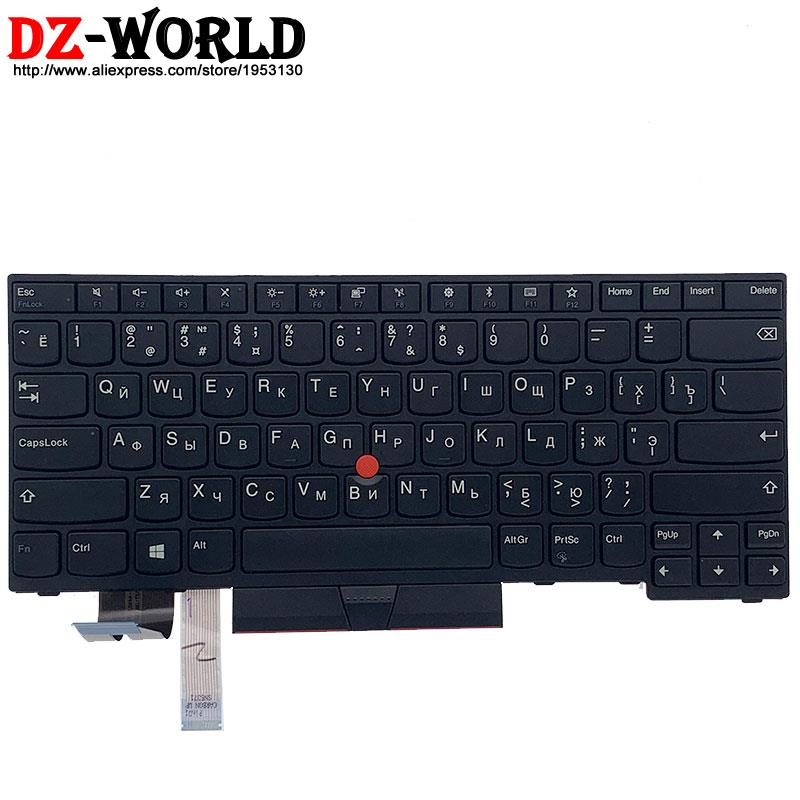 RU Russian Backlit Keyboard for Lenovo Thinkpad E480 E490 T480S L480 T490 T495 L380 L390 Yoga L490 P43s E485 E495 Laptop