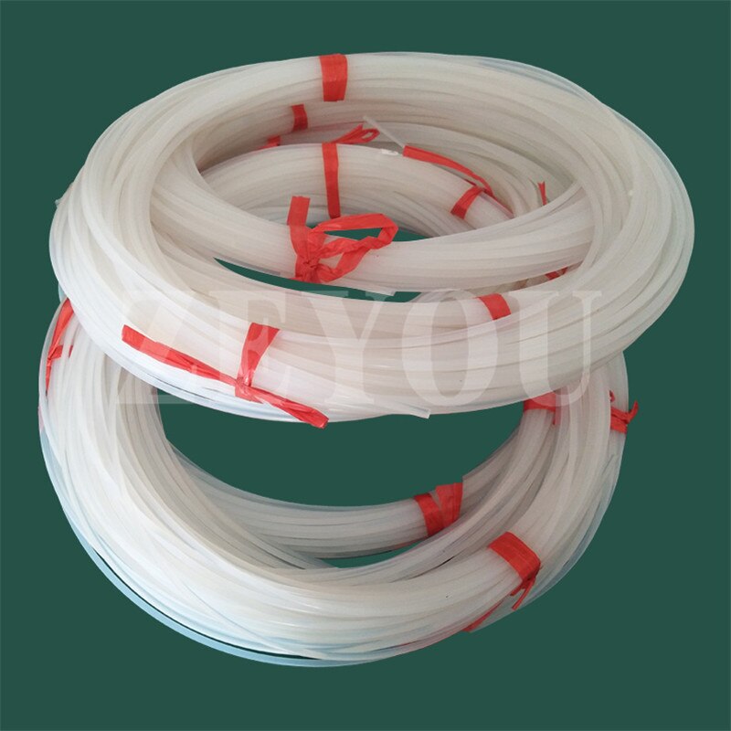 12*2.5mm 1meter long transparent PFA flat welding rod strip for PTFE products soldering