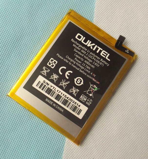 original Oukitel mix2 phone battery 4080mah 3.8V for Oukitel mix2 5.99inch phone battery