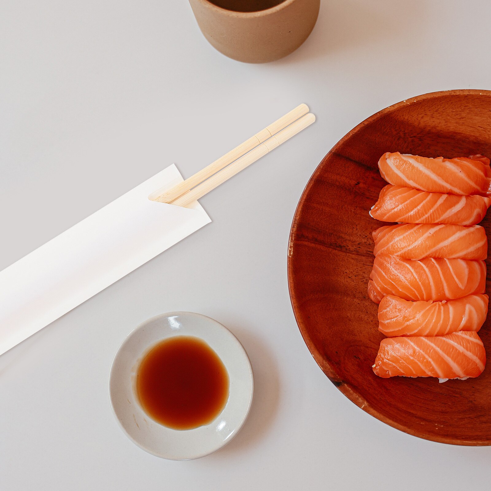 100Pcs Disposable Chopsticks Bags Paper Cutlery Packing Bags Hotel Chopsticks Sleeves