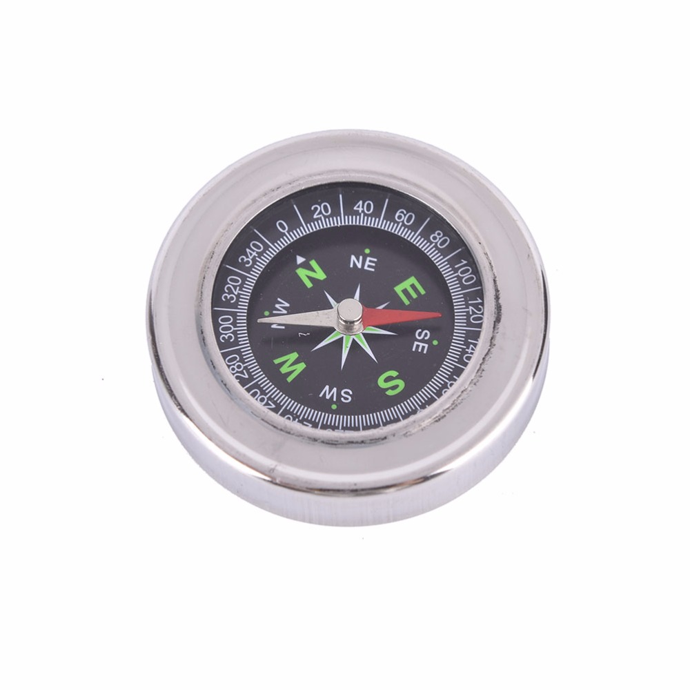60mm stainless steel portable compass student outdoor sports compass metal