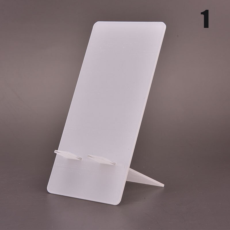 Simple A4 Fully Transparent Acrylic Writing Folder Board Paper Clip Holder Painting Pad Board Student Stationery: A