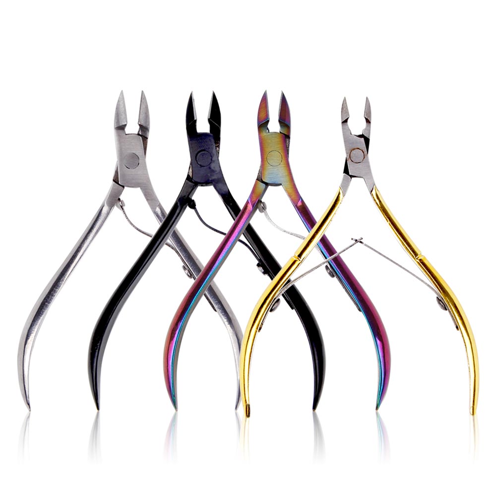 Nail Cuticle Nipper Cutter Dead Skin Remover Edge Cutter Scissor Toenail Ingrown Stainless Steel Manicure Pedicure Nail Art Tool