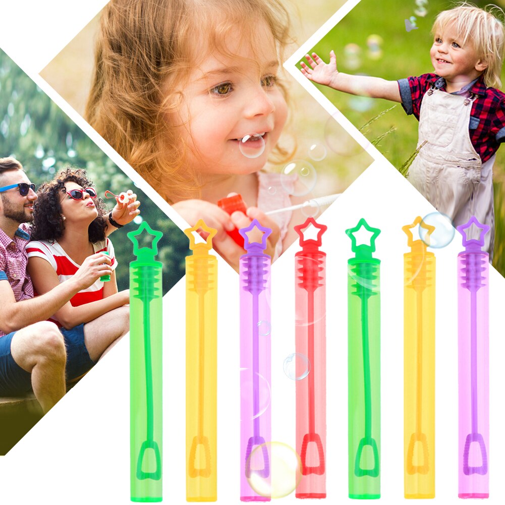 24Pcs Lege Wand Buis Diy Bubble Zeep Flessen Kids Speelgoed Voor Bruiloft Decor