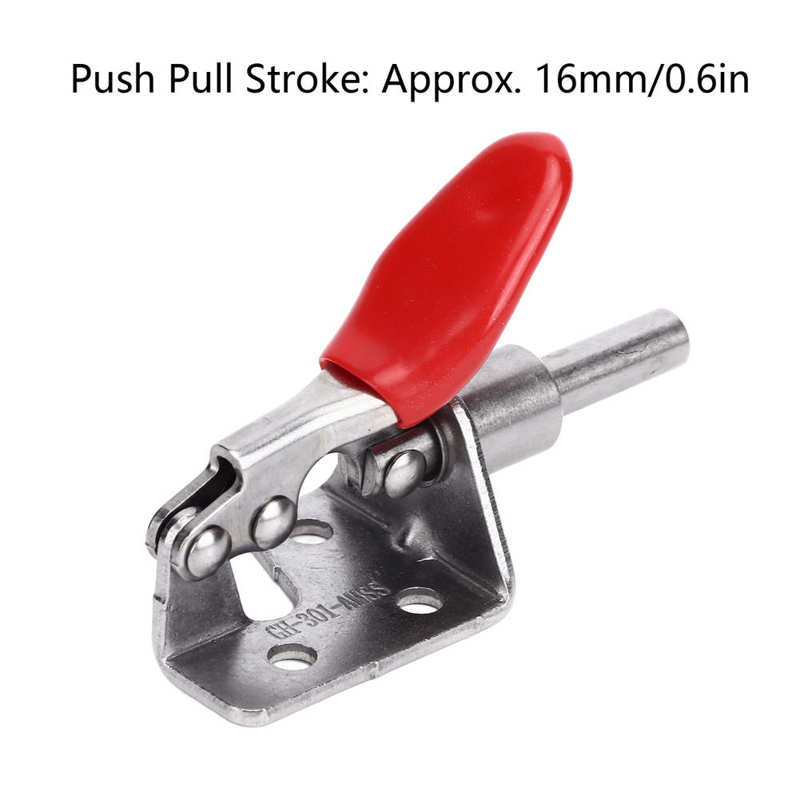 Levier de serrage à bascule en acier inoxydable, pour le travail du bois, équipement mécanique