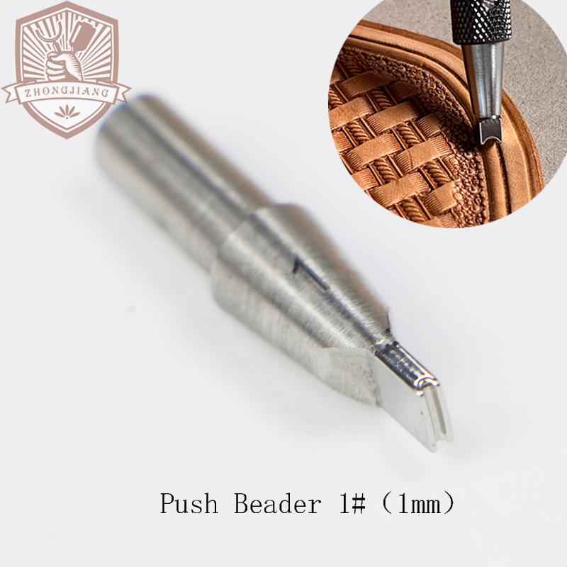Leather Craft tools Edge Beader And Double Line for Carving Swivel Knives: Light Grey