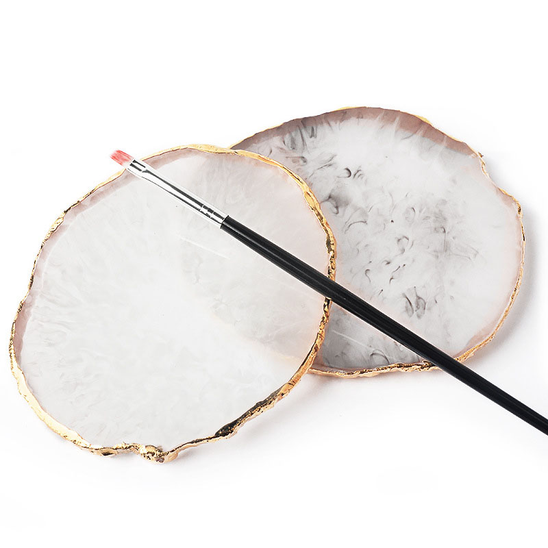 nuancier ongle faux ongles ongles accessoires outil presentoire onglerie nail art N64.Art-Palette de Faux Ongles en Résine, Agate, Pierre, Dessin Assad, Gemme, Verhéritage Gel, Présentoir, Accessoires de Manucure