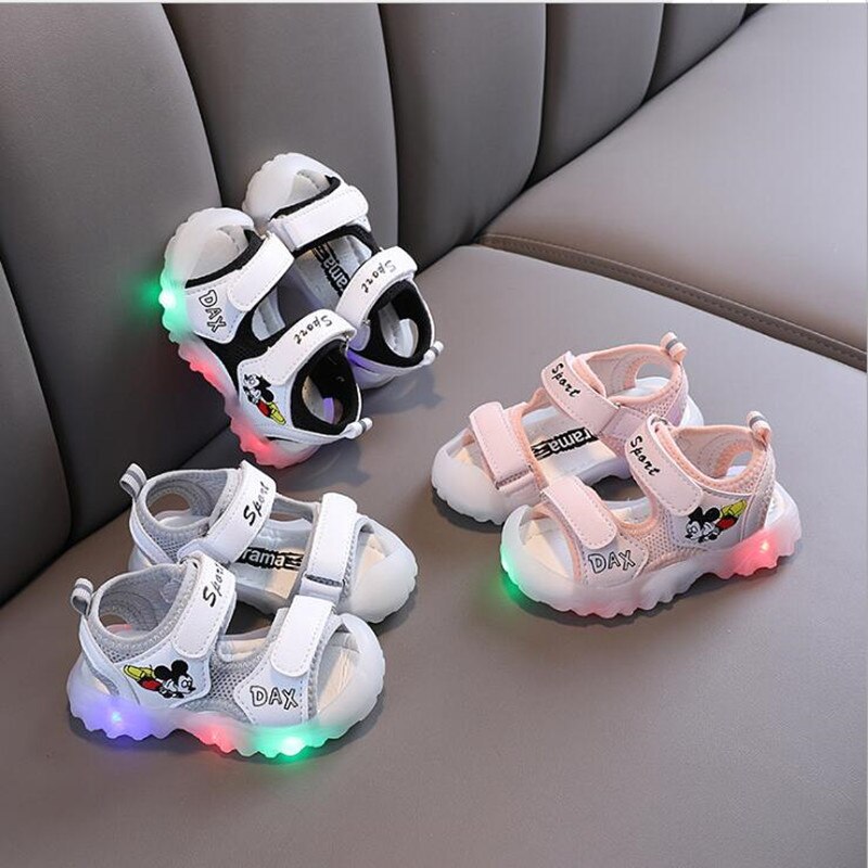 Summer Children's Sandals 1-3 Years Old Boys Baby Shoes Girls Baotou Beach Shoes Fit Comfortable Children's Shoes