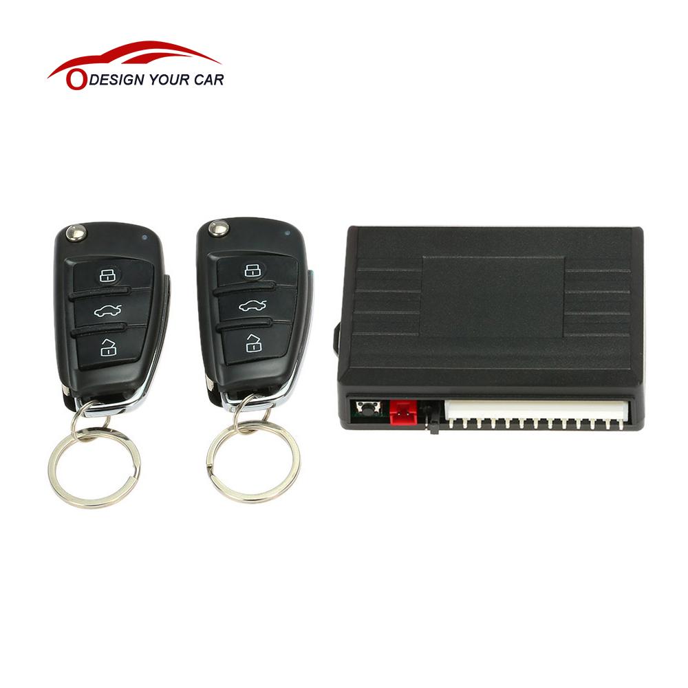 Universal Car alarm system remote control Car Central Locking Keyless system with Trunk Release Button for Peugeot 307 Toyota VW