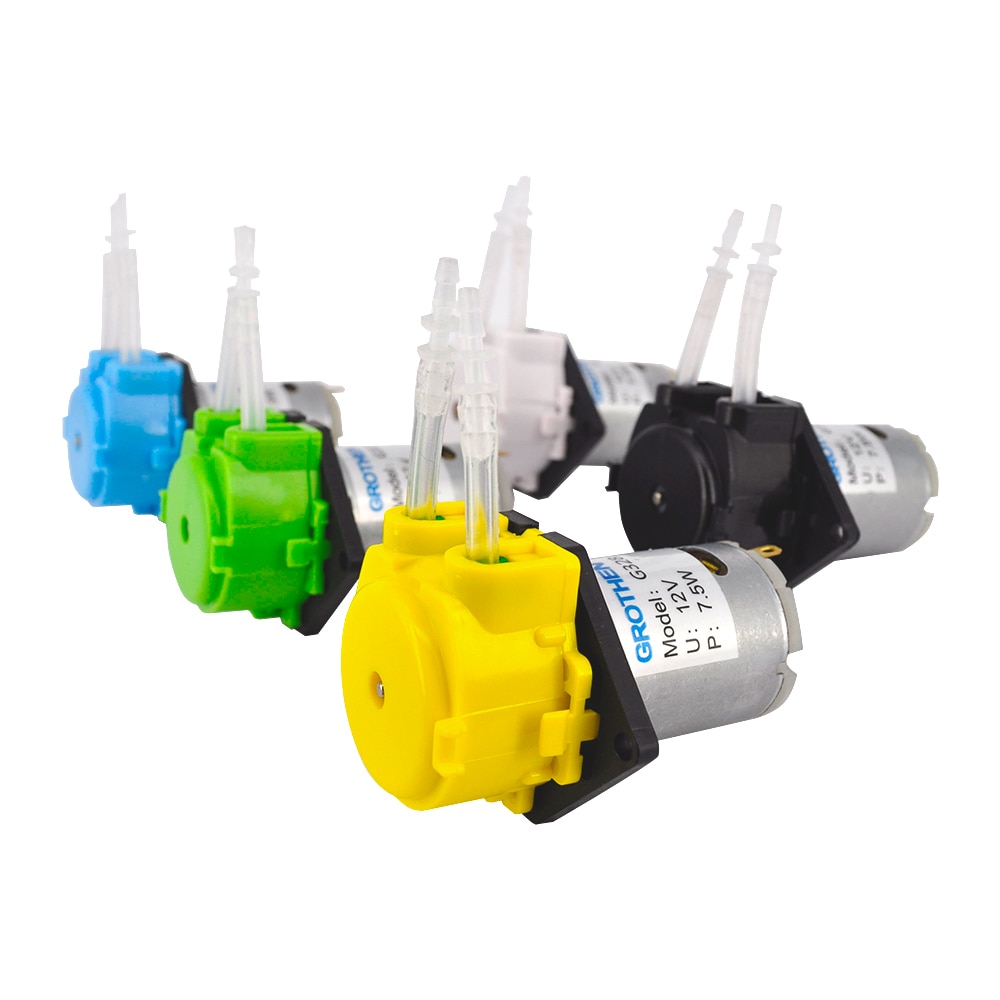 12 V farbe dosierpumpe schlauch pumpe mit motor und schlauch für Aquarium Lab Analytische wasser schläuche schlauch pumpe durch GROTHEN