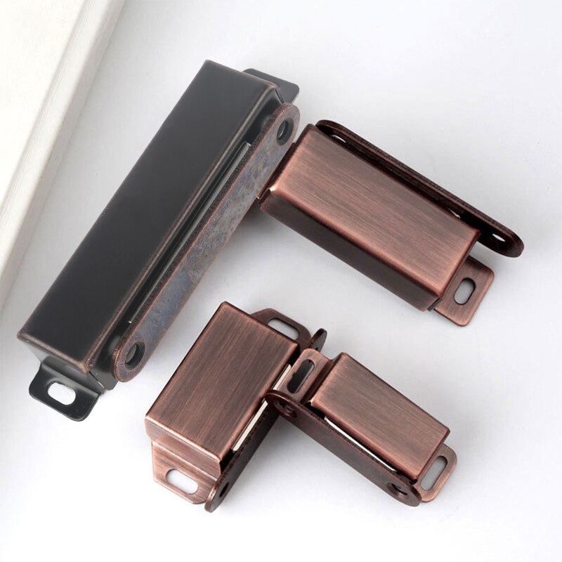 Magnetic Closet Catches Invisible Furniture Latch Heavy Duty Magnet Latch Cabinet Cupboard Ultra Thin Closer Lock