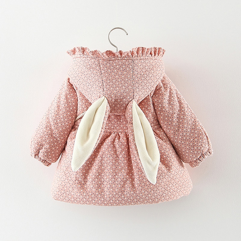 2019 appena nato del bambino vestiti della ragazza floreale con cappuccio in cotone imbottito giacca della tuta sportiva per 1 anno di compleanno del bambino che coprono le ragazze abiti cappotto