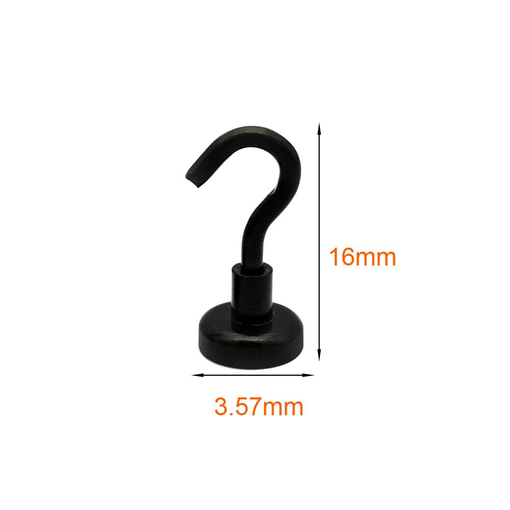 15pcs Hardware Magnetic Hooks Pot Holder Tool Refrigerator Waterproof Seamless Wall Hanger Strong Suction Durable Key