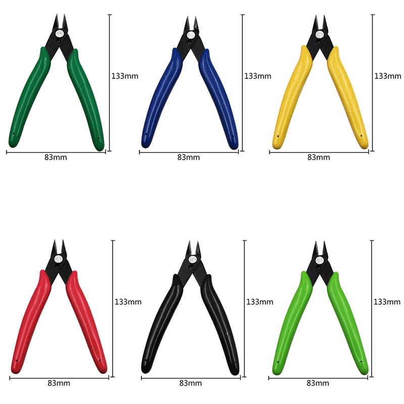 1PCS Electrical Wire Cable Cutters Cutting Side Snips Flush Pliers Nipper Hand Tools Pliers