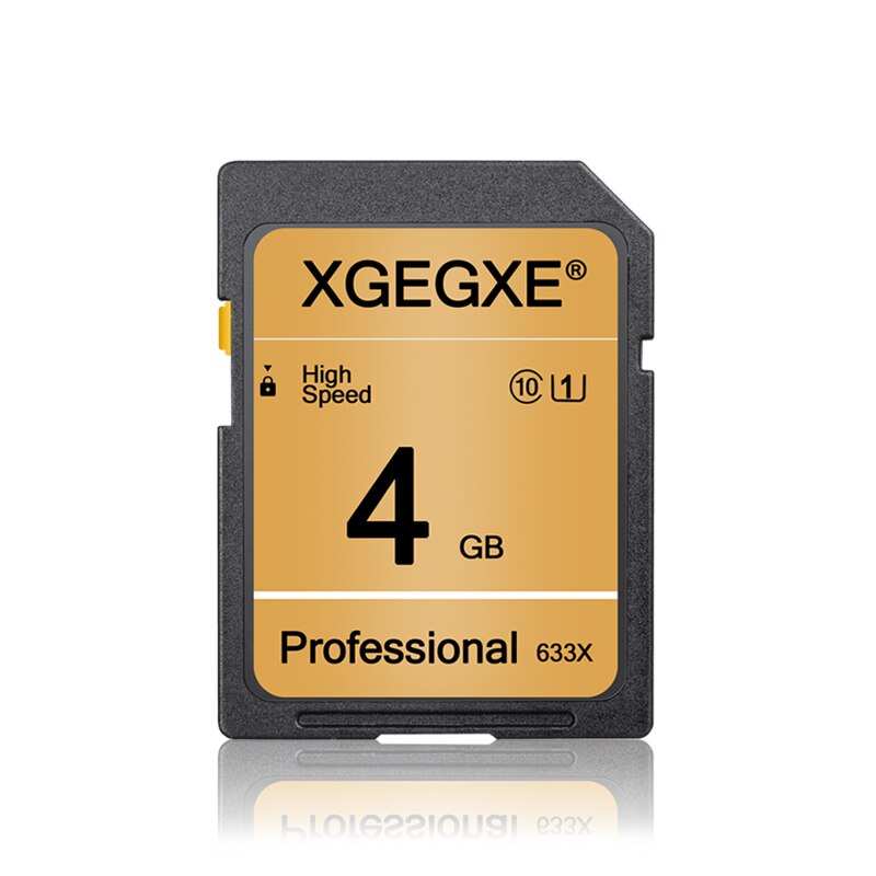 Digital Kamera Speicher Karte Reale Kapazität 64GB 32GB 16GB 8GB 4GB High Speed Class 10 UHS-I Professionelle 633x XGEGXE Lagerung Karte: 4GB