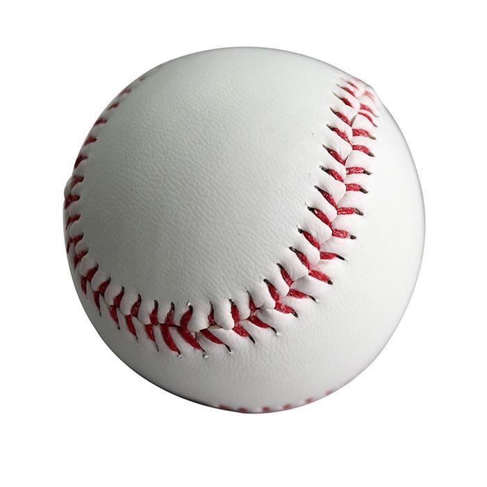 1 9-calowy trening treningowy ręcznie praktyka baseballowa standard 9 "nowy biały miękki skórzany korek centrum baseball softball gra zespołowa