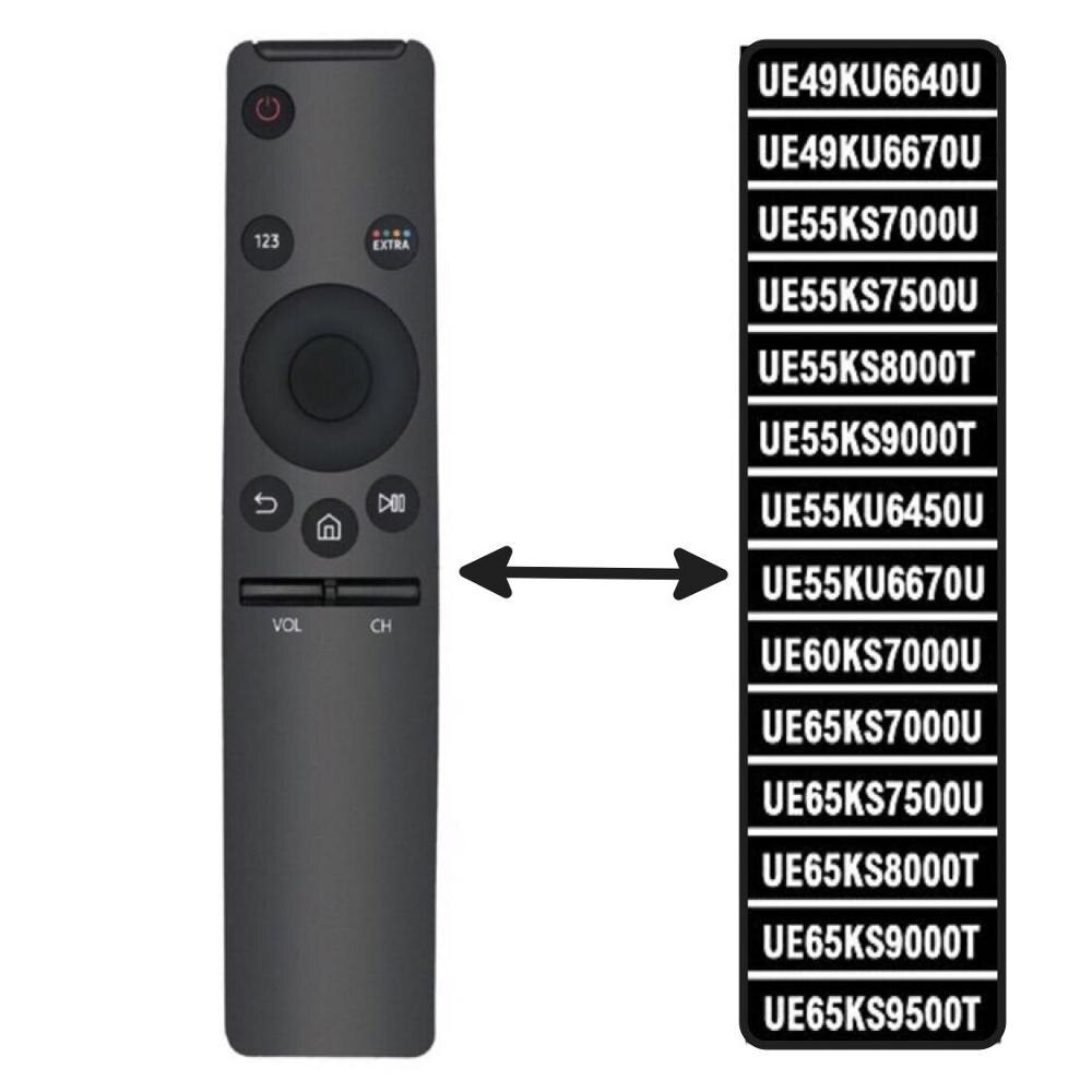 Télécommande adapté Pour Samsung TV BN59-01270A BN59-01265A BN59-01266A BN59-01292A (Smart TV UHD 4K 6/7/8/9 Série)