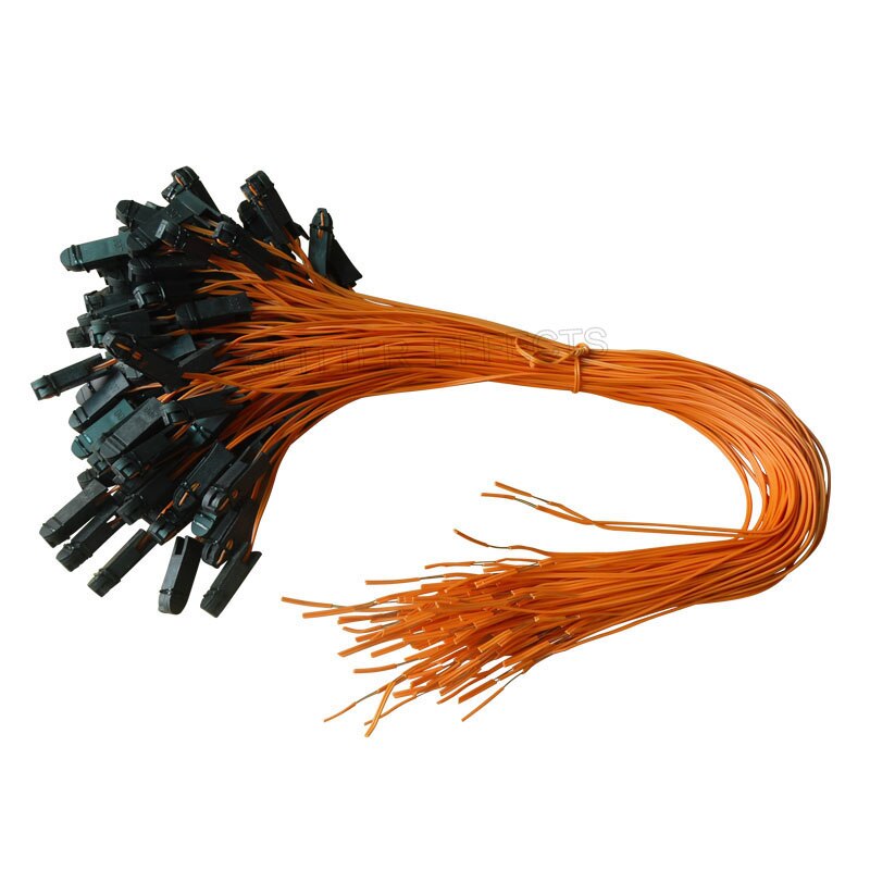100 stk / parti 1m kobbertråd orange farve talontændingstråd til fyrværkerisystem fyringsanordning: 100 stk 50cm