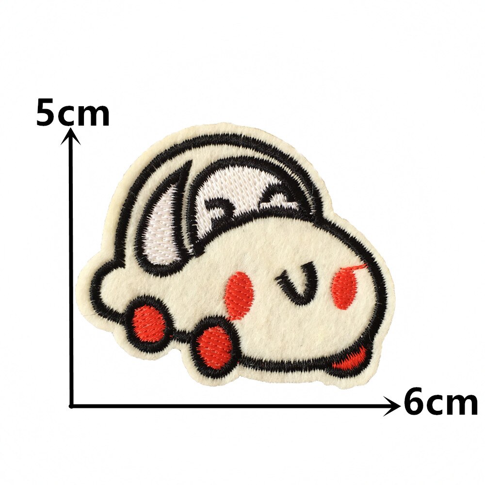 Fashion Cartoon Car łatka naszywka najnowsza termoprzylepna łatka haft szycie ubrań DIY odzież prasowanie akcesoria do aplikacji: C6959