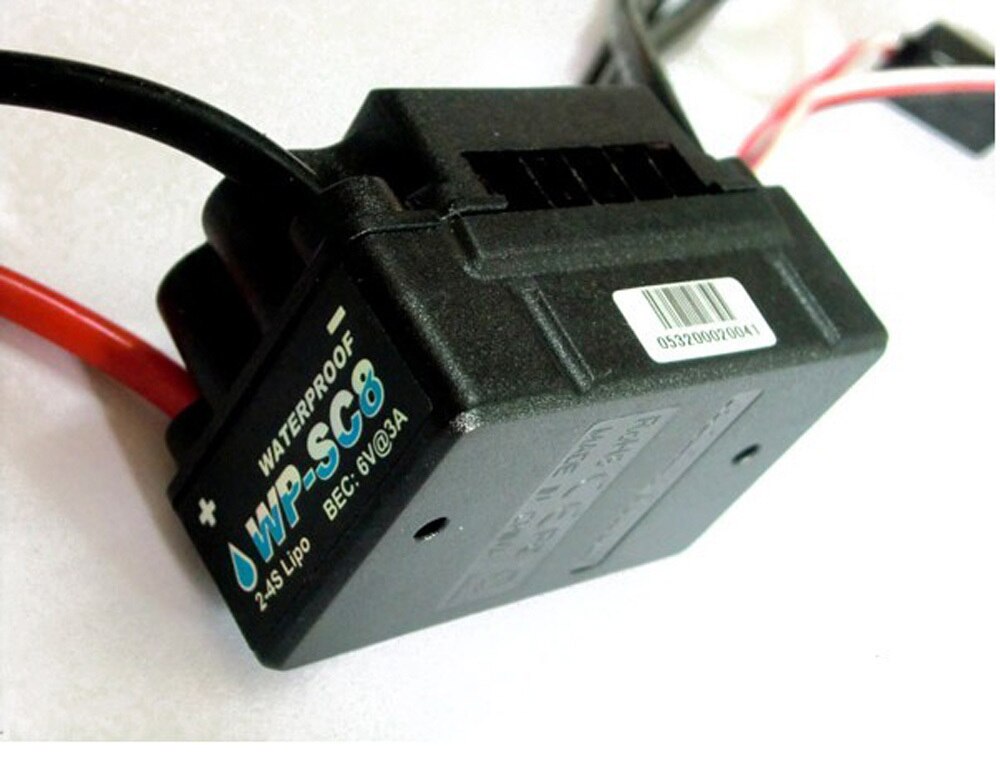 Hobbywing ezrun wp  sc8 vattentät 120a borstlös esc hastighetsregulator lastbil