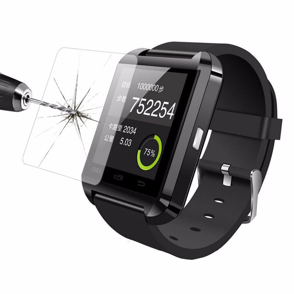 Protector de pantalla LCD transparente para reloj U8 Bluetooth, accesorios de artículos deportivos