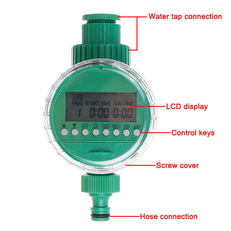 Automatische Micro Drip Bewässerung System Mit Ball Ventil Wasser Timer Sprinkler Controller Home Garten Smart Pflanze Bewässerung Kit