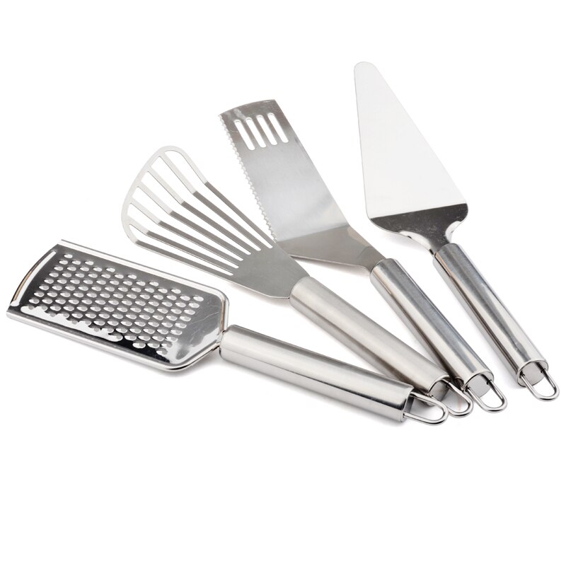 Neue Edelstahl 8 Teile/satz Kochen Werkzeuge einstellen Pizza Messer Ablauf Schaufel Spachtel Küchenutensilien Gesetzt Küche Zubehör