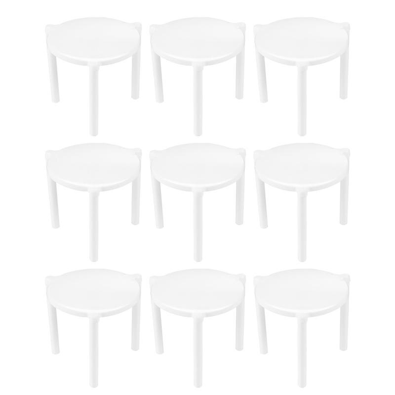 100 stk pizza saver stand hvid plast stativ stak til restaurantcontainer