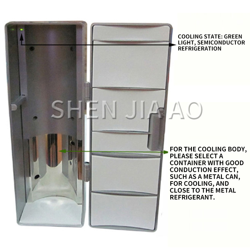 USB refrigerator Second generation and cold mini refrigerator MINI USB refrigerator for cooling/heating Portable desktop 1pc