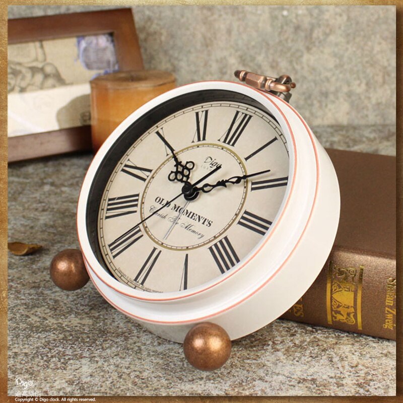 ¡Novedad de ! Relojes de escritorio digitales romanos Retro con aguja antigua, relojes despertadores vintage para decoración del hogar, relojes de escritorio retro