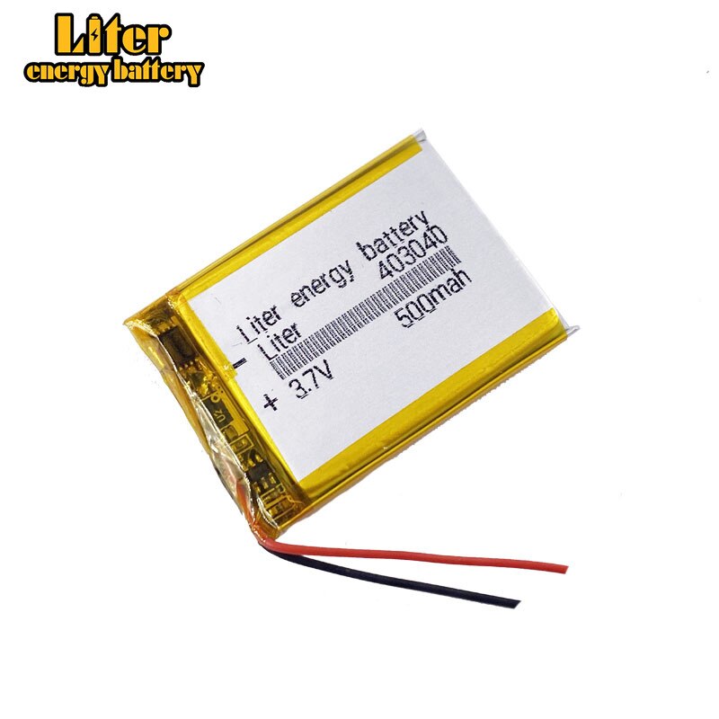 Batteria Agli Ioni di 3.7 V 500mah ai polimeri di Litio 403040 Litro di energia batteria del Ce Fcc Rohs Sds Certificazione di Qualità