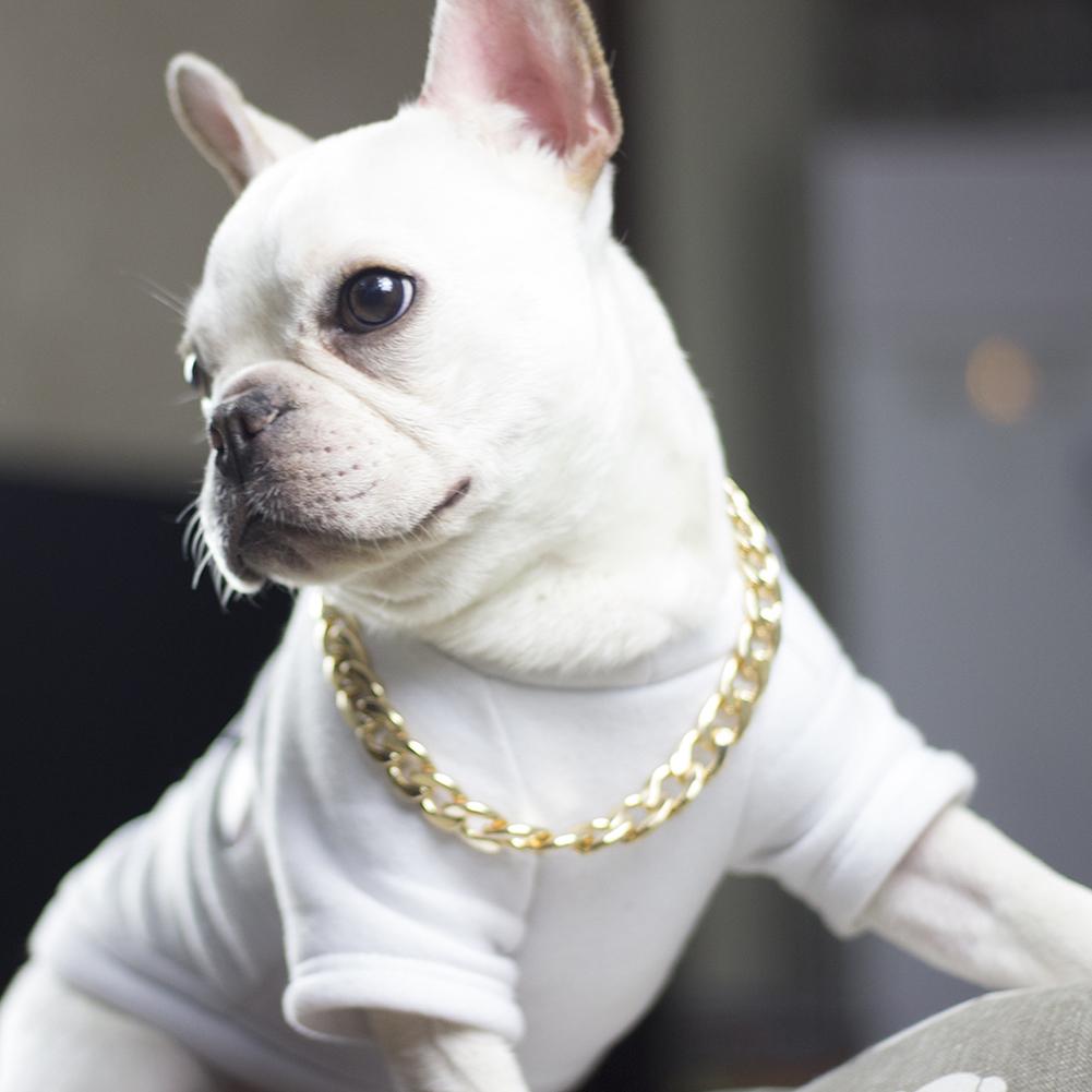 3 stil metal hunde træning choker kædehalsbånd til store hunde bulldog stærk sølv guld rustfrit stål slip hund krave