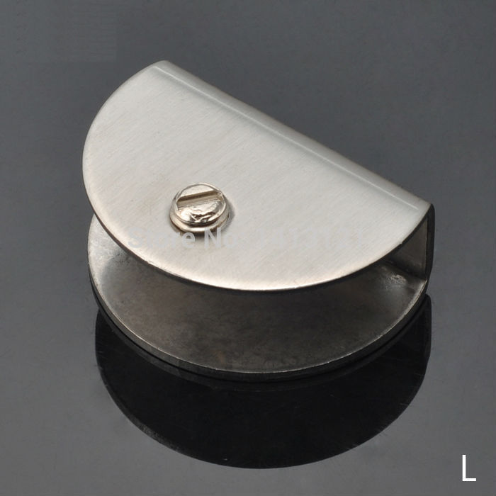 L stainless steel glass clamp door hardware Glass fixed glass sandwich plate holder bracket furniture stand part