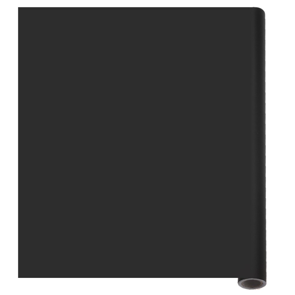 45 x 200cm pvc svart tavla avtagbar väggdekal svart tavla dekal svart tavla för barn som skriver måla rita svart