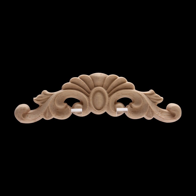 Europese Decal Houtsnijwerk Massief Houten Deur Hart Bloem Home Decoratie Retail En Hout Mouldings Hout Applique Muren