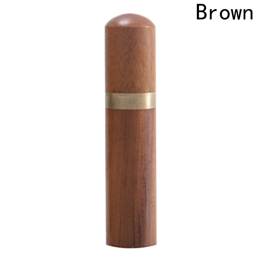 1pc nyttige lær håndverkssynåler etui treboks broderi strikkepinneholder