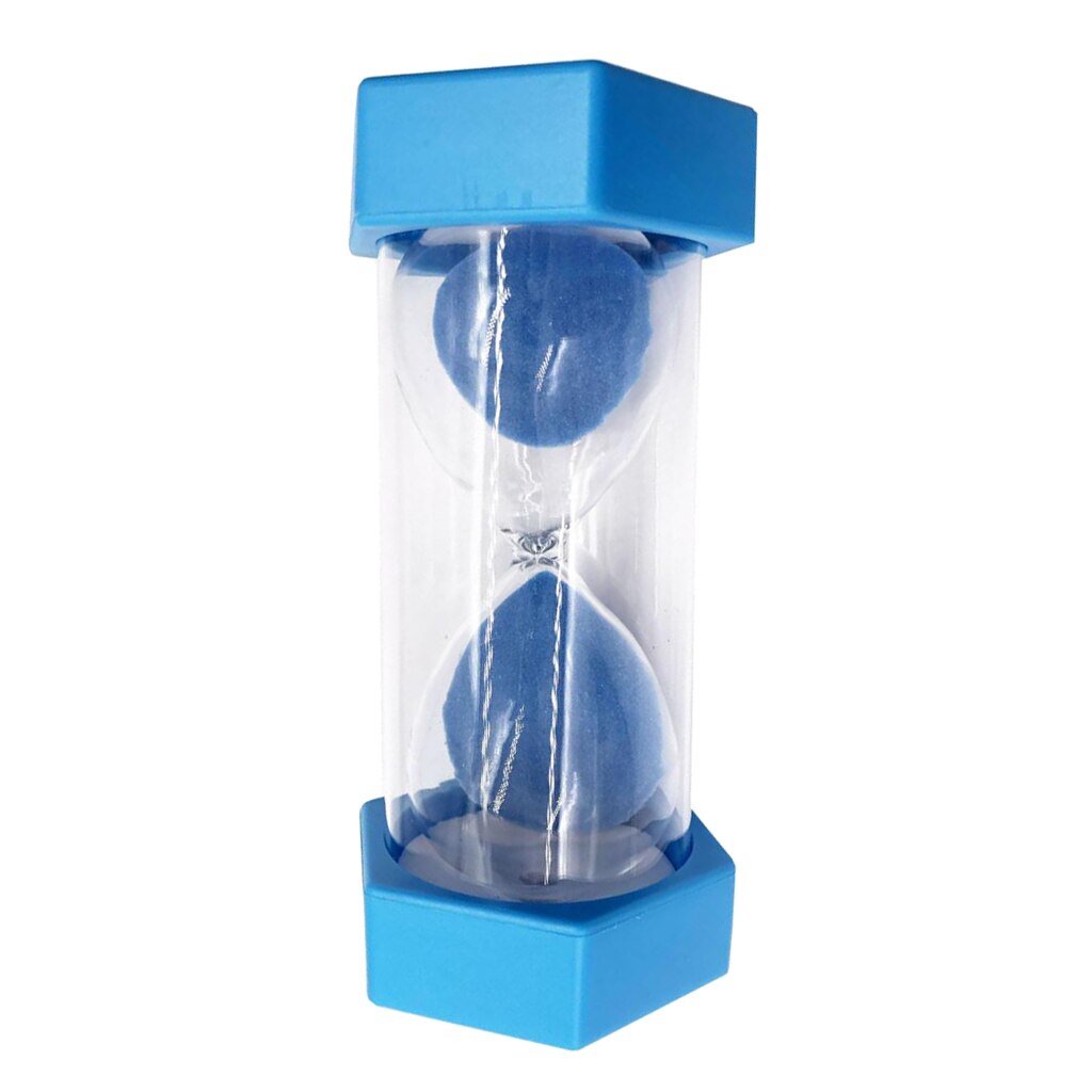 Six Angles Plastic Sand Timer Hourglass Kid Reading Games Playing Brushing Teeth Egg Cooking Timer 1 Minute/5 Minutes