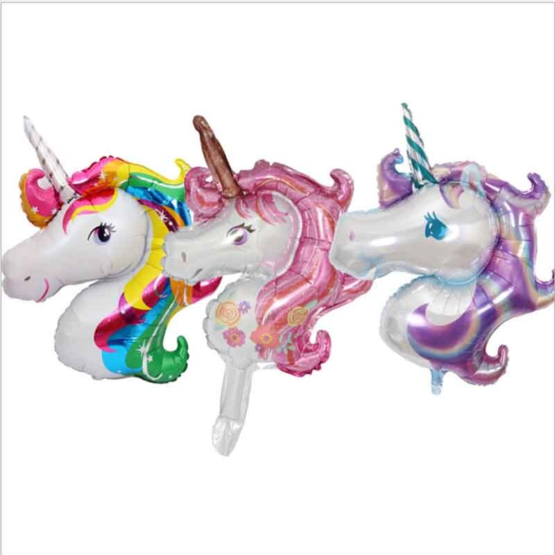 Small Unicorn Balloons party Balloon Inflatable Animals Toys for Children Birthday Party Decor Supplies