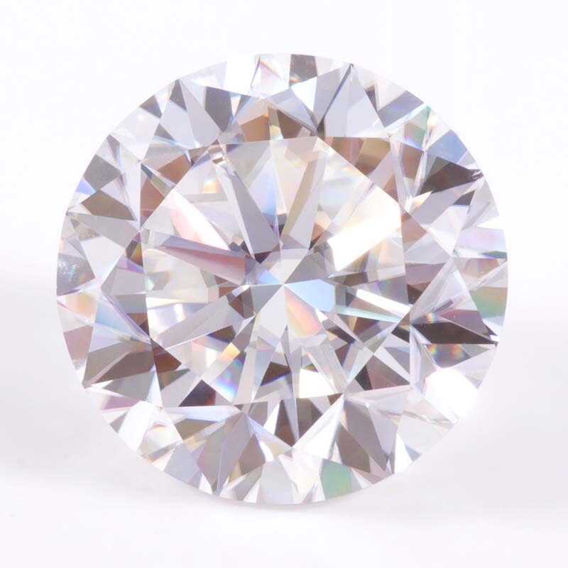 Teste positivo oferta certificado melhor qualidade atacado preço 0.8ct 6mm ij cor vvs 3ex redondo corte brilhante moissanite para anel