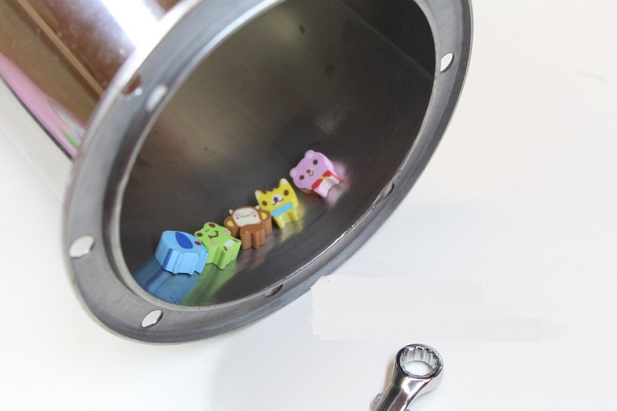 10.2&quot;x3.9&quot; Stainless Steel Time Capsule Waterproof Lock Container Storage Future