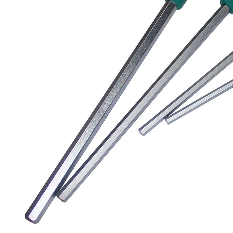Hex Wrench Hand Tools Durable Home Use Smooth Allen Key Repair Screwdriver Flat Plastic Socket T-Handle Screws Hardware