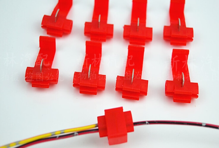 50pcs Scotch Lock Quick Splice 22-18 AWG Wire Connector