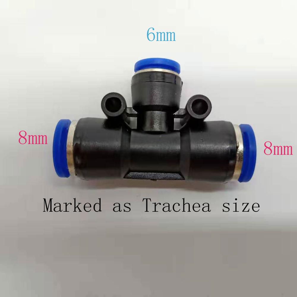 PEG rapid trachea ,Three links ,T type Pneumatic Joint PEG4-6 6-8 8-10 10-12 12-16 PEG4-8 6-10 8-12: PEG6-8