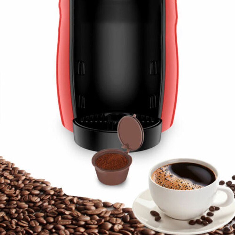 Voor Dolce Gusto Hervulbare Herbruikbare Koffie Capsule Peulen Cup Met 2 Koffie Lepel