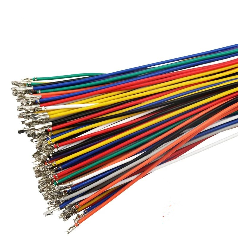 100pcs HY2.0 HY 2.0mm Connector Terminal Wire Electronic Cable Single/Double Head Without Housing 26AWG 10/20/30cm Terminal Wire